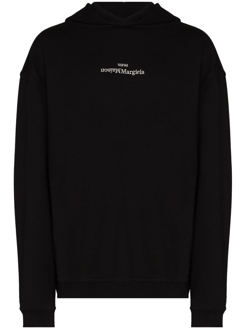 Maison Margiela Black Cotton Sweatshirt