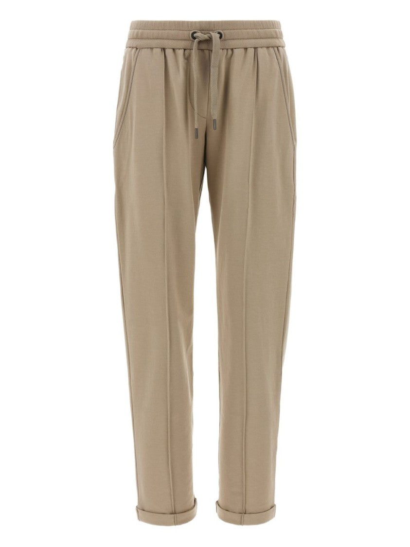 Brunello Cucinelli Cotton Tracksuit Bottoms