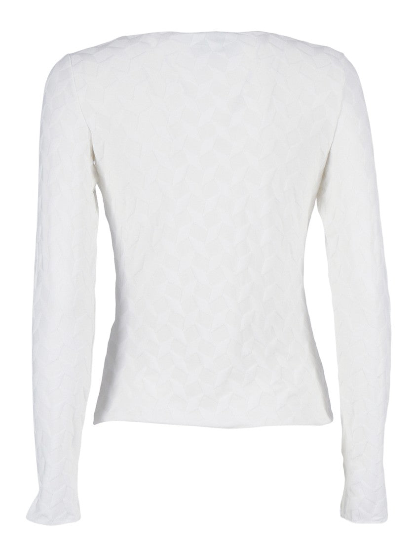 Emporio Armani Form-Fitting Black Jumper