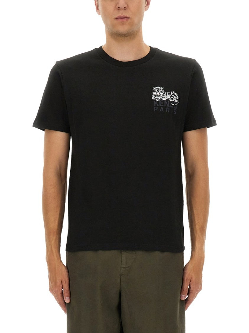 Kenzo Graphic Print Slim Fit T-Shirt