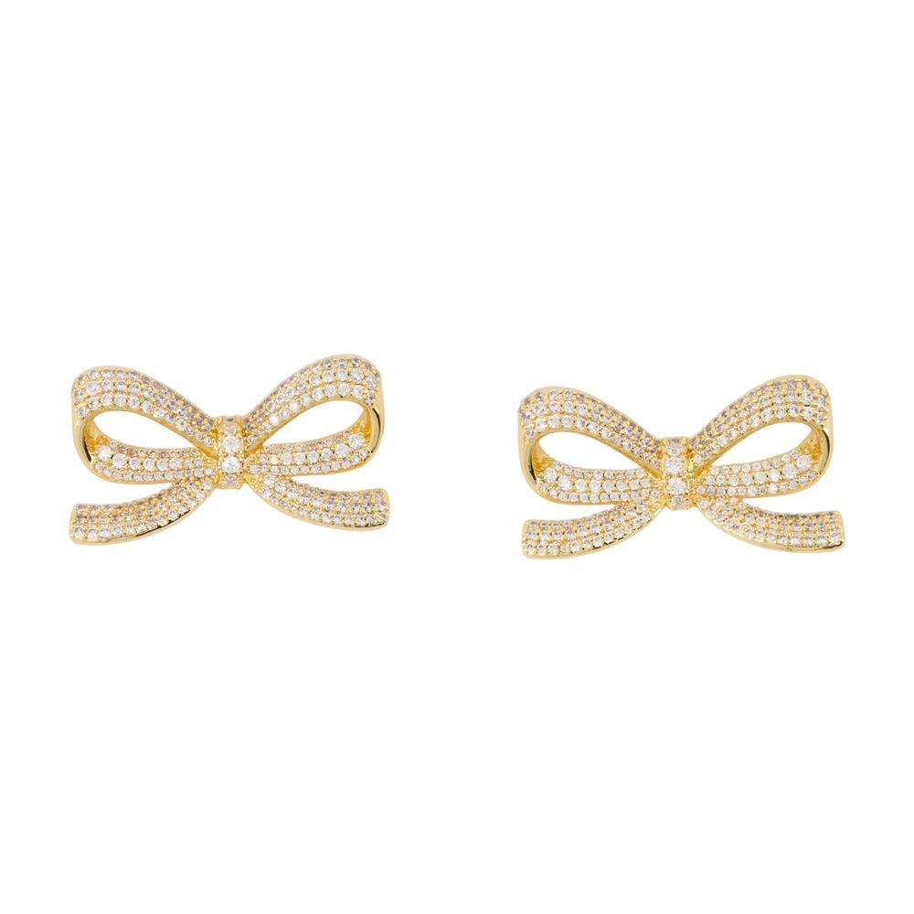 Self-Portrait Crystal Bow Earrings