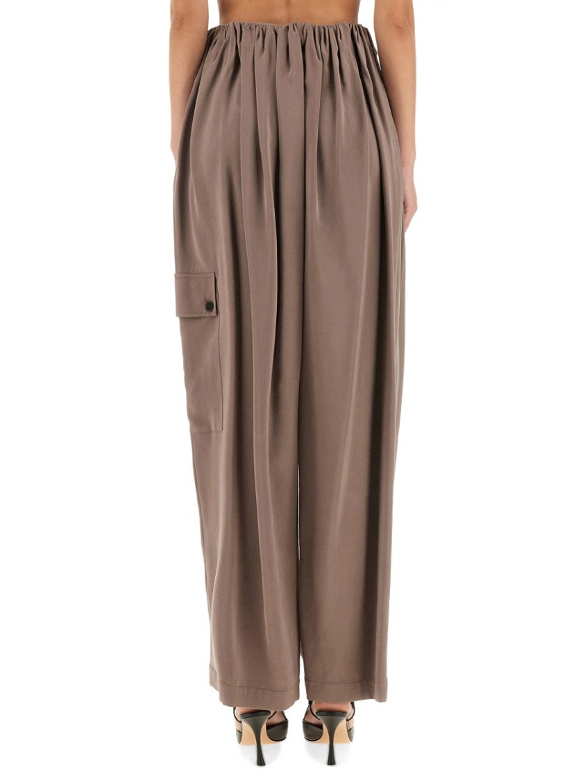 Alysi Ruffled Effect Cargo Pants