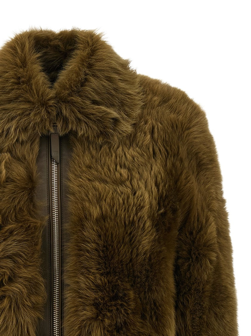 Tom Ford Lamb Leather Short Jacket