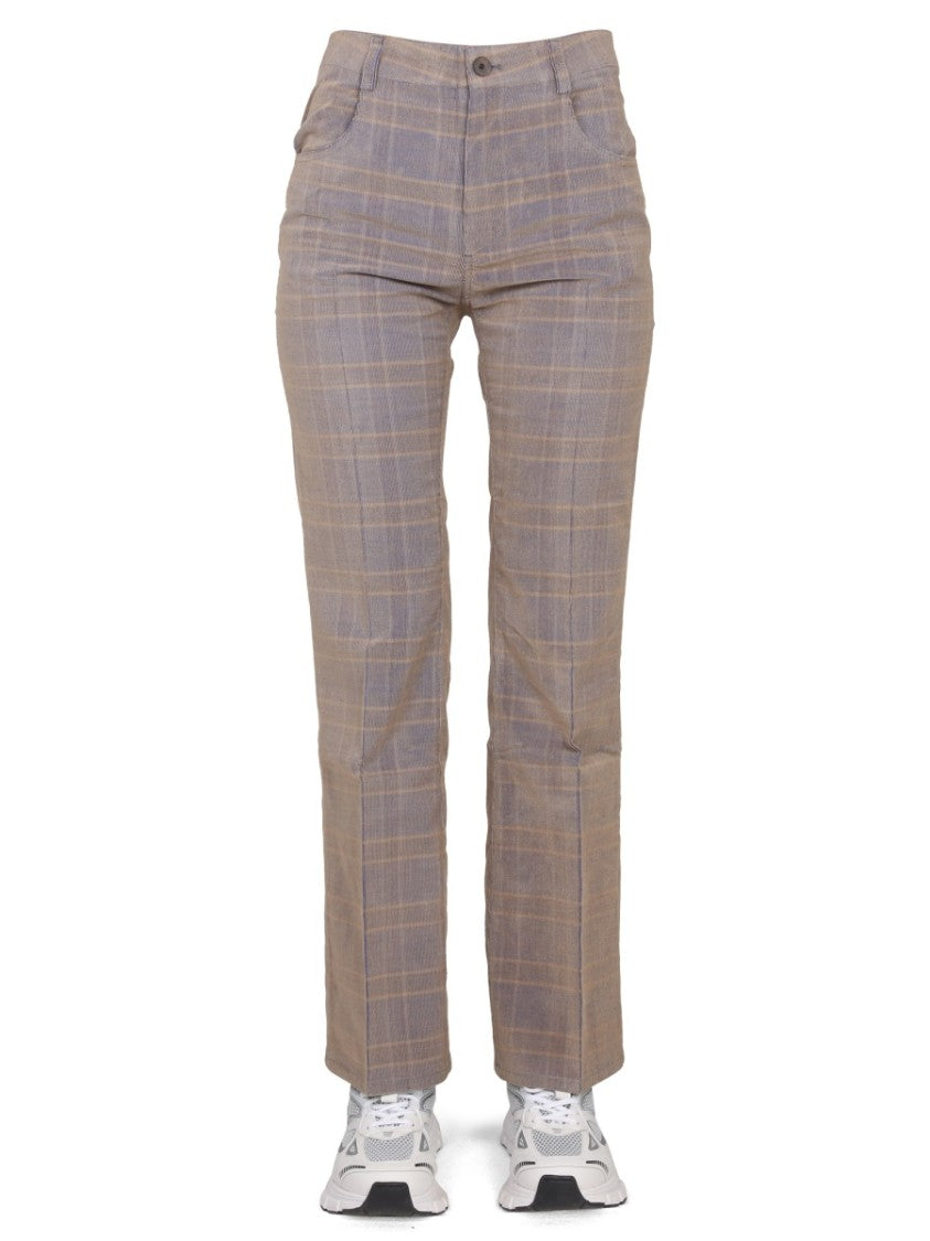 Mcq Tailored High-Waist Straight Leg Pants