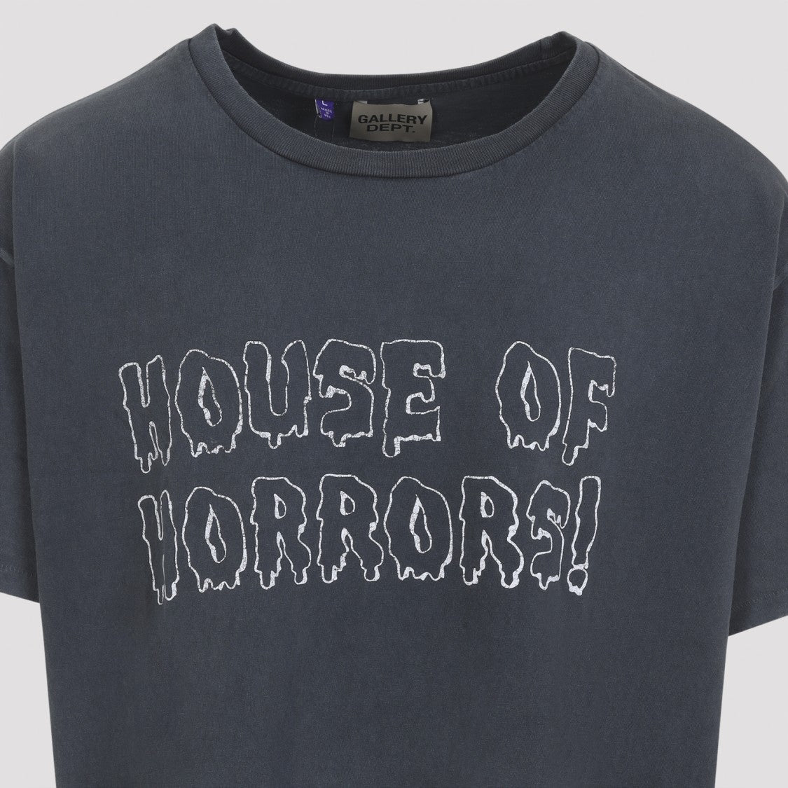 Gallery Dept. Horrors Black Cotton T-Shirt.