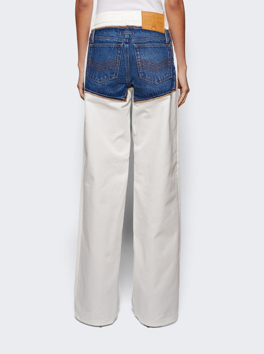 Jean Paul Gaultier The Petit Grand Denim Jeans Ecru