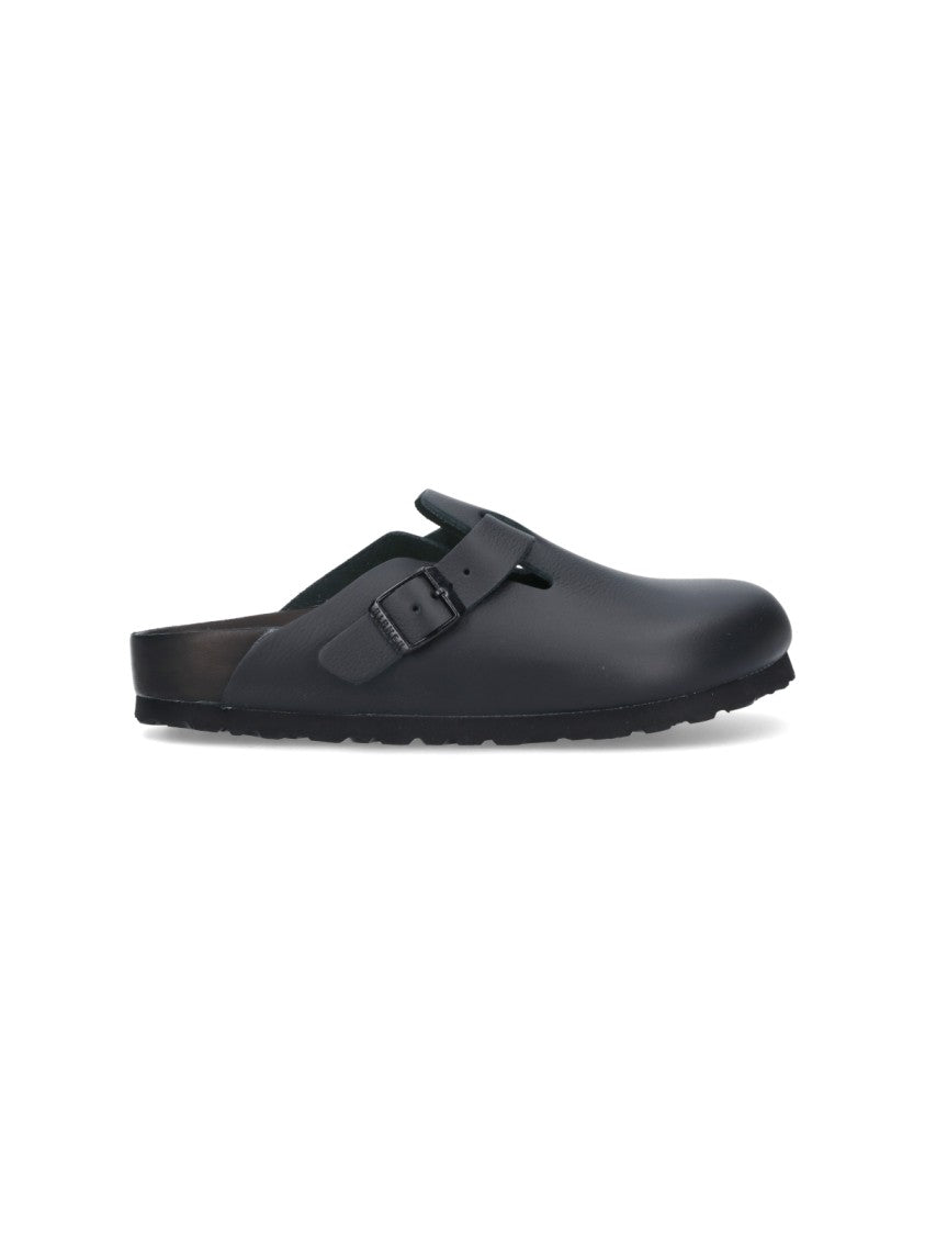 Birkenstock 'Boston' Mules – Black