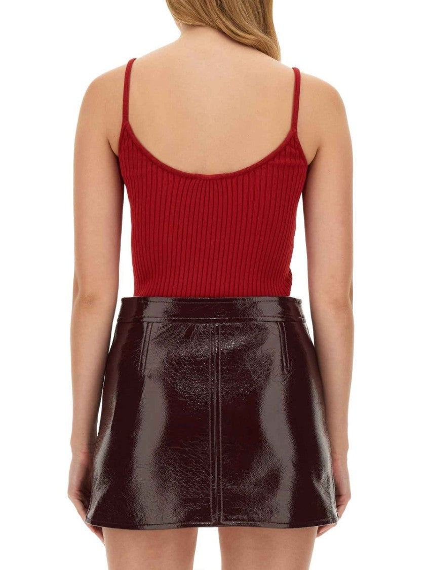 Courrèges "Reedition" Knit Tank Top