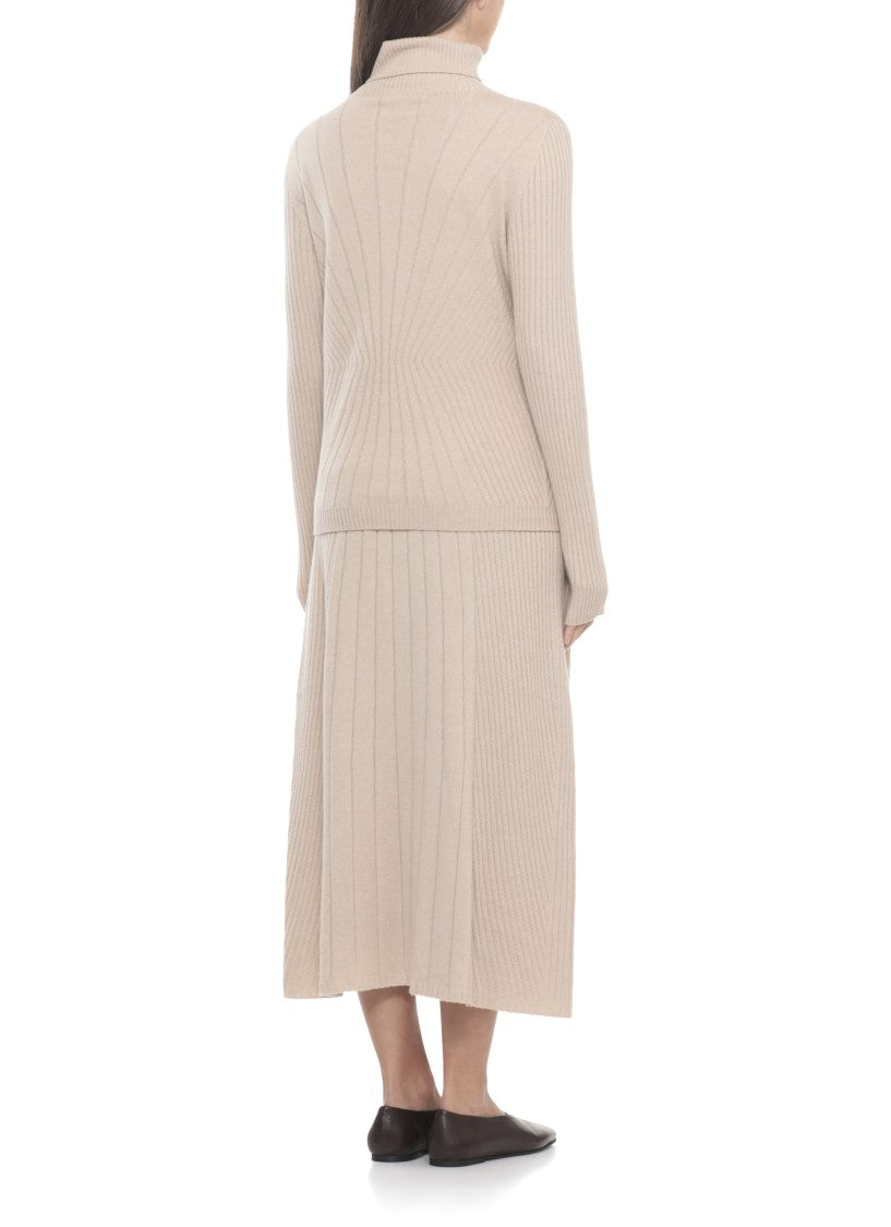 D. Exterior Beige Cashmere Blend Sweater