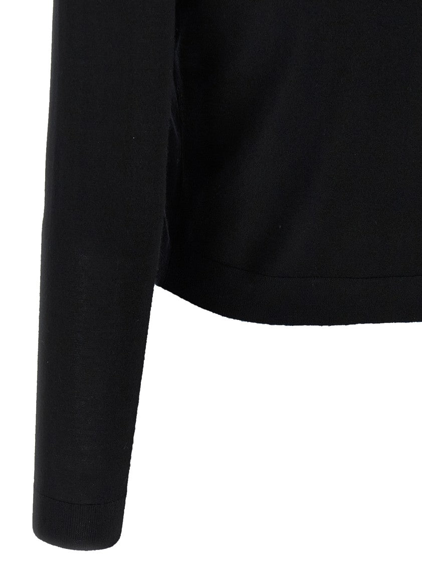 Theory Wool Cropped Cardigan