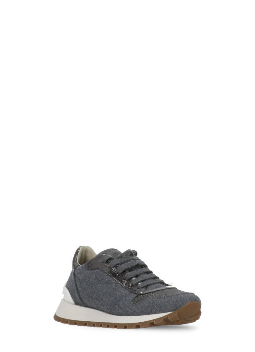 Brunello Cucinelli Precious Toe Sneakers