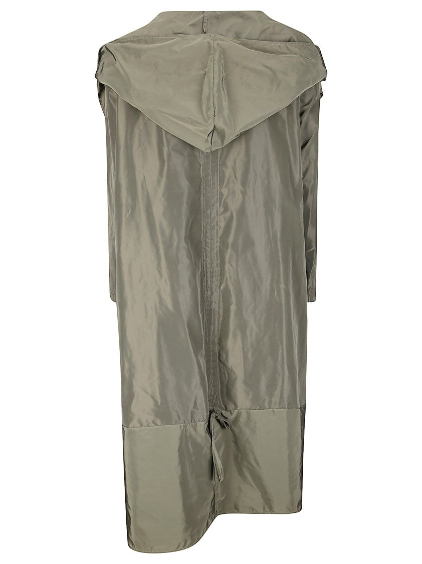 Hira Oversized Green Trench Coat