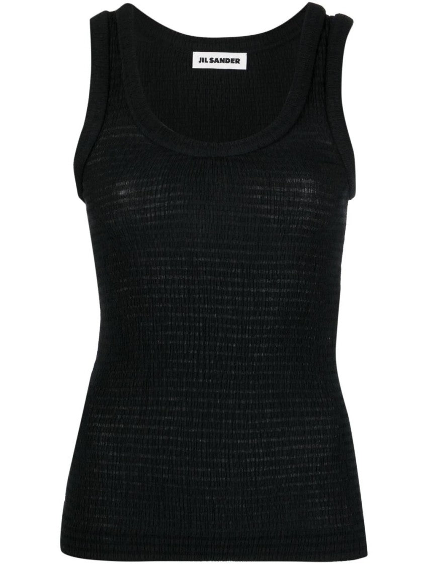 Jil Sander Fitted Blouse With Scoop Neckline