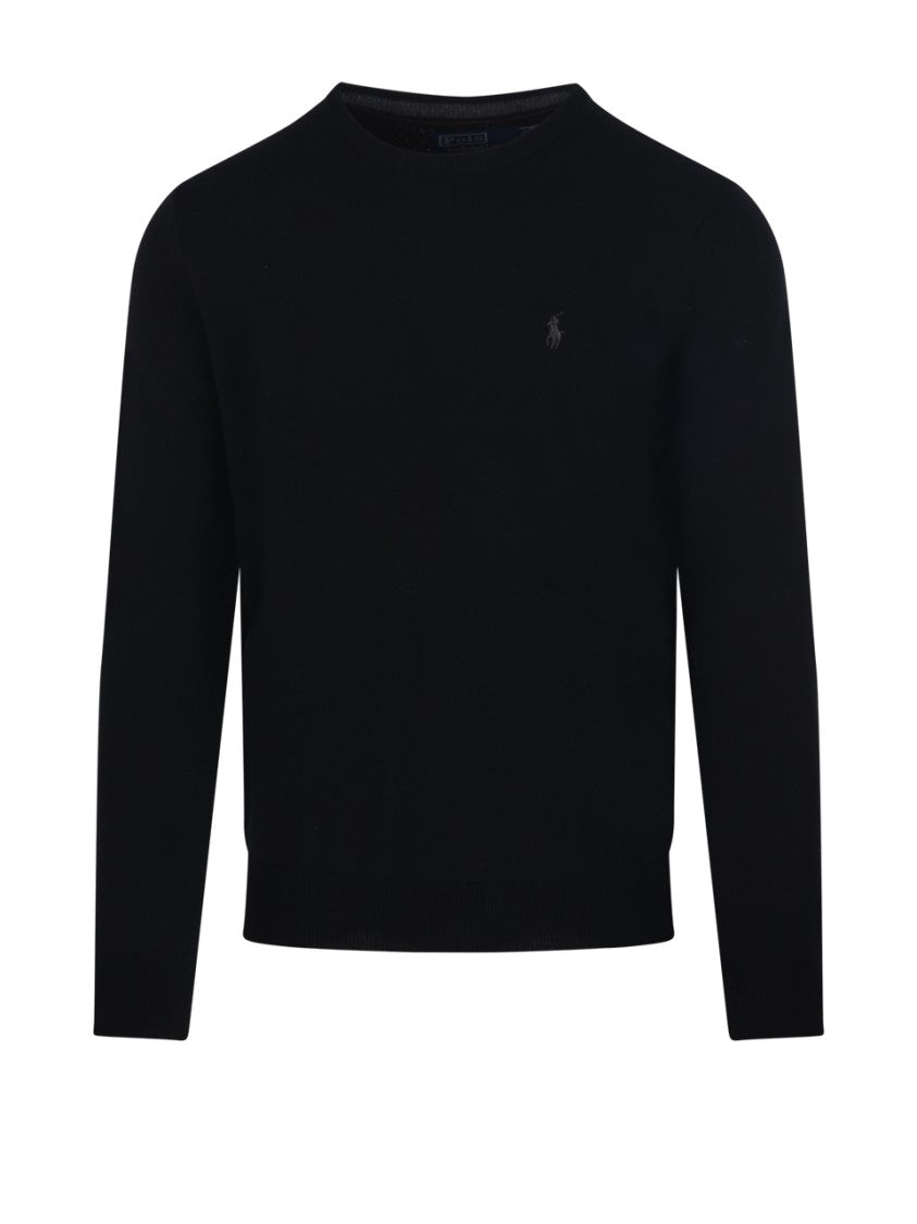 Polo Ralph Lauren Round Neck Black Sweater
