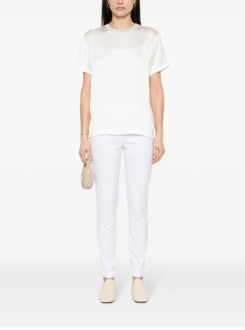 Fabiana Filippi Skinny Pants With Cotton Blend And Refined Fit