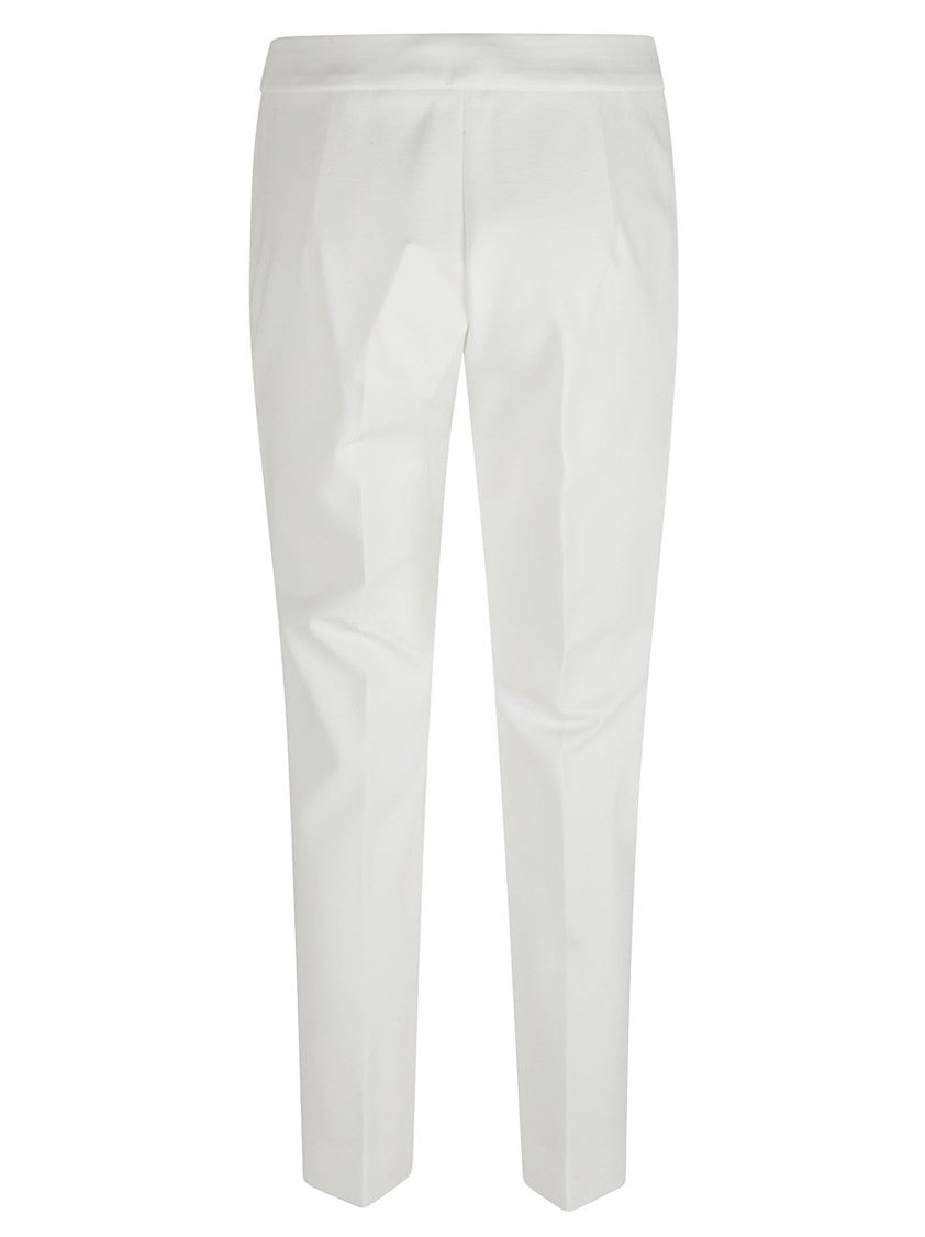 Max Mara Cropped Pants In Compact Viscose Jersey