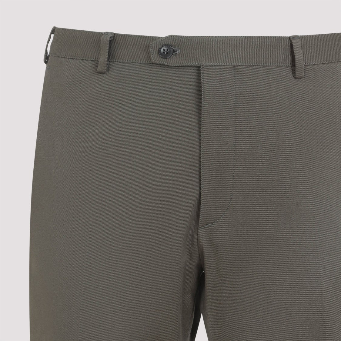 Brioni Tailored Cotton-Elastane Blend Trousers