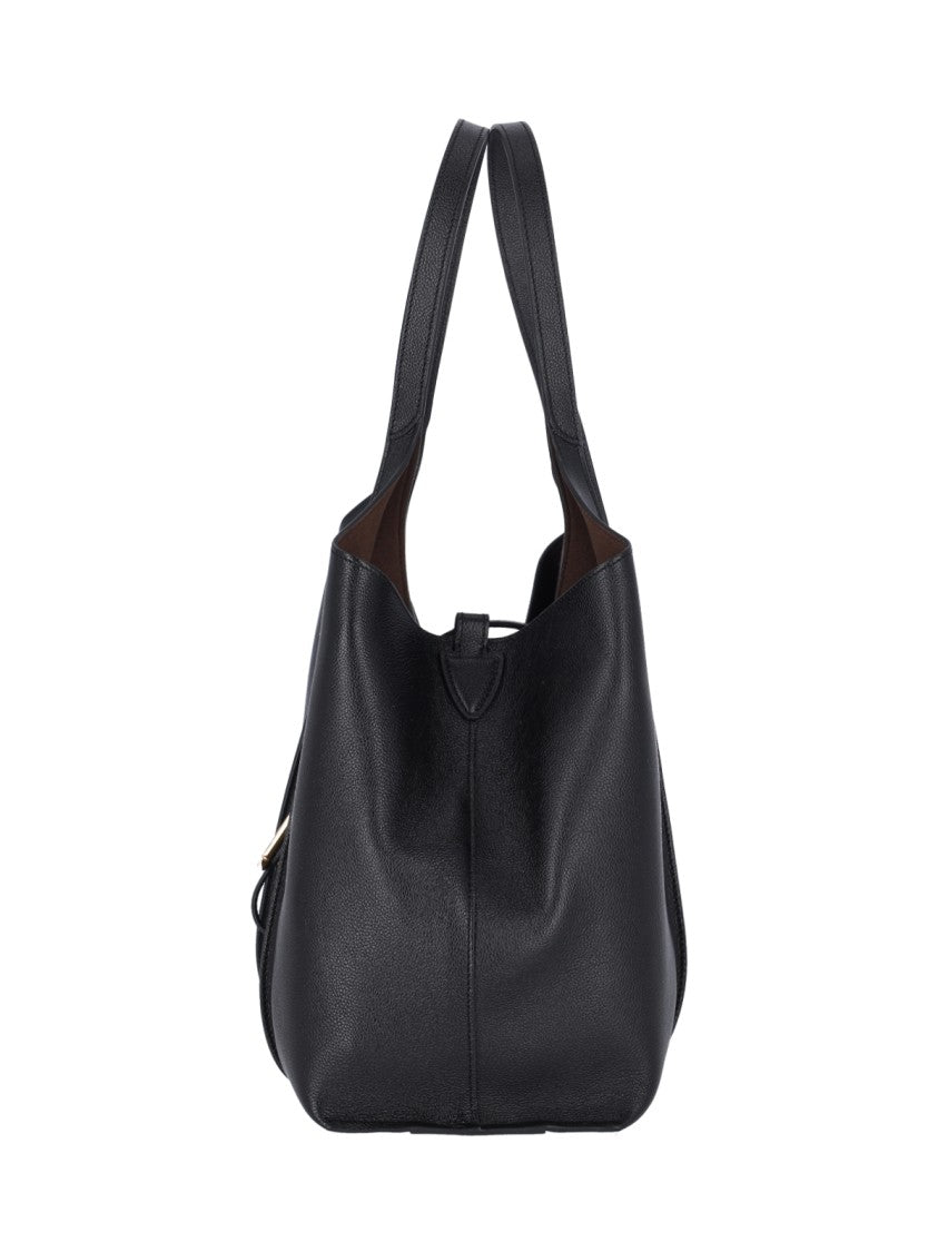 Tod's "T Timeless" Small Tote Bag Black