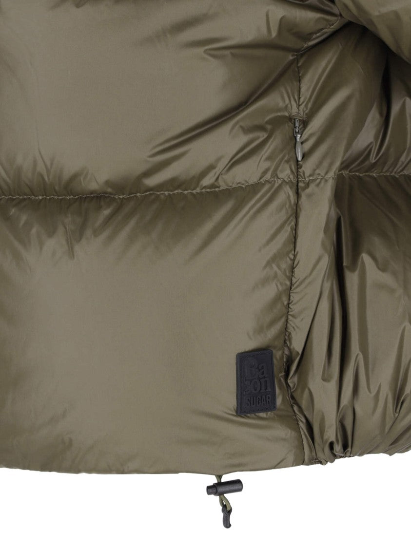 Bacon "Storm Fury Cal" Green Quilted Down Jacket