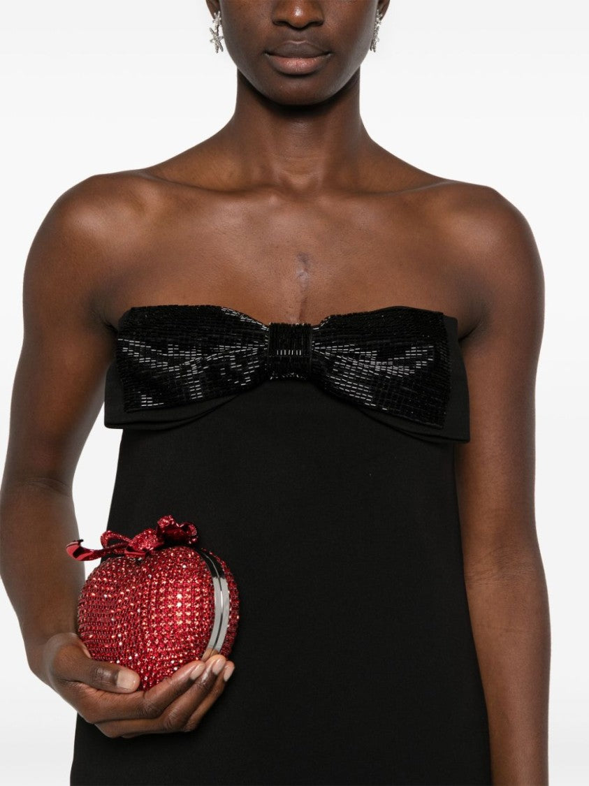 Self-Portrait Strapless Black Mini Dress