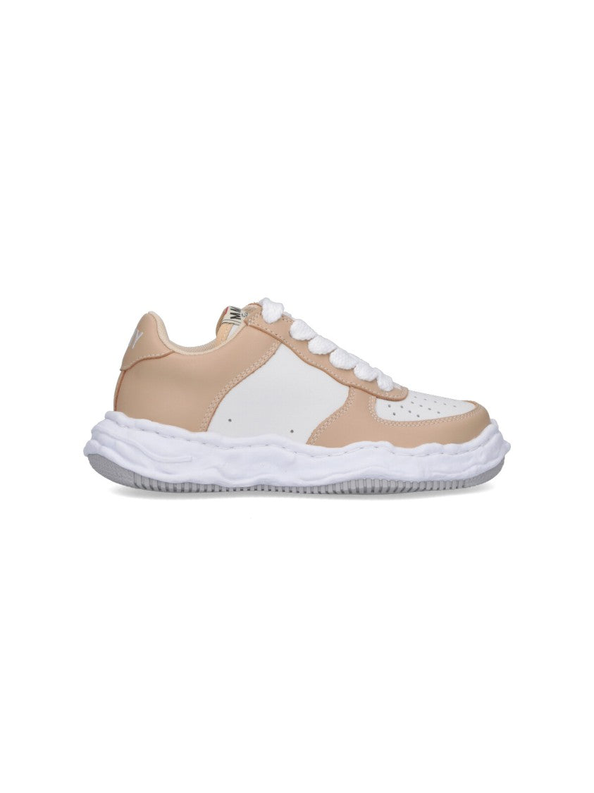 Maison Mihara Yasuhiro Low-Top Sneakers With Rounded Toe And Textured Sole