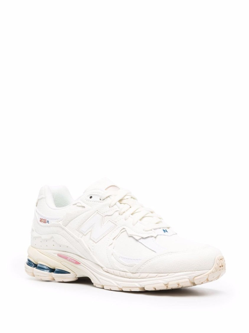 New Balance White Sneakers With Logo Patch