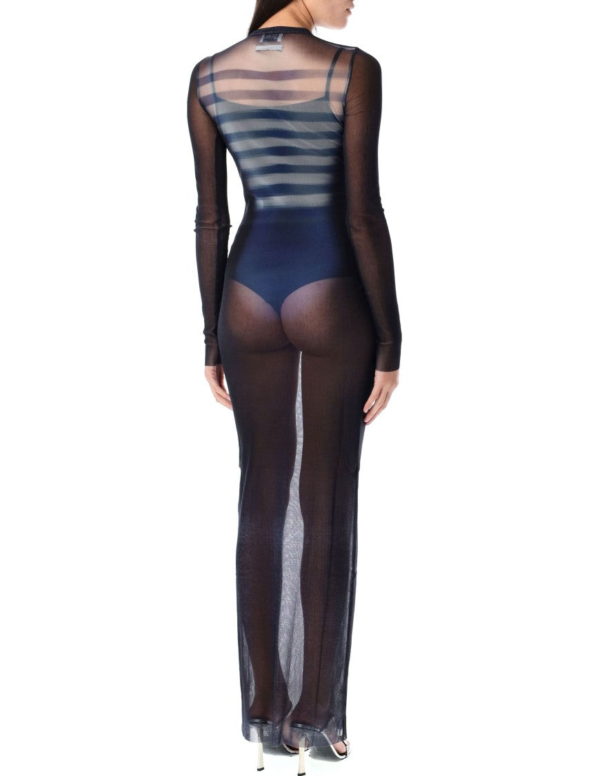 Jean Paul Gaultier Le Male Mesh Long Dress
