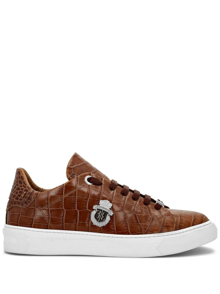 Billionaire Boys Club Logo-Patch Leather Sneakers