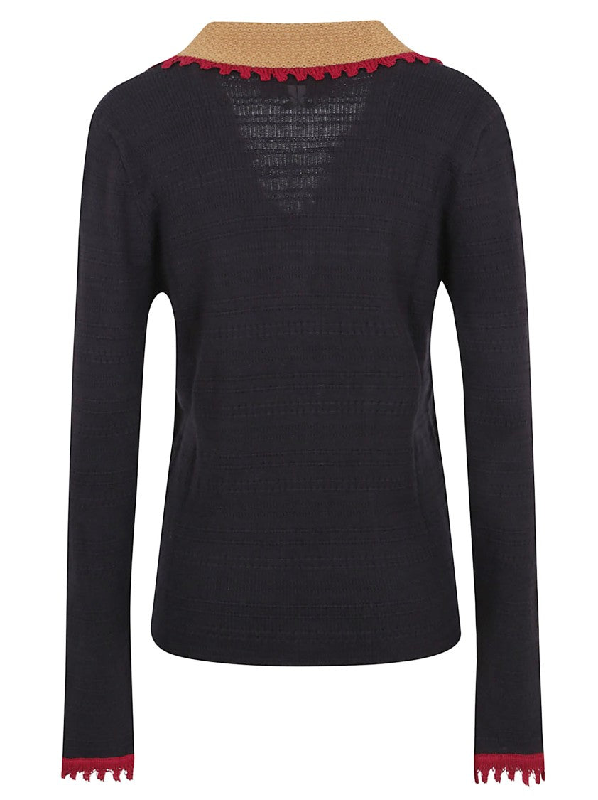 La Double J Cotton-Cashmere Blend Top