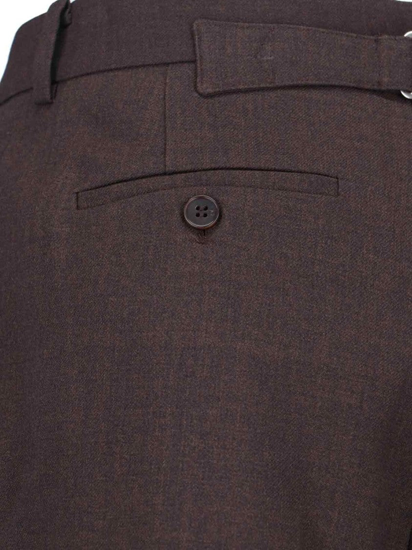 Low Classic Cotton-Blend Pants – Brown