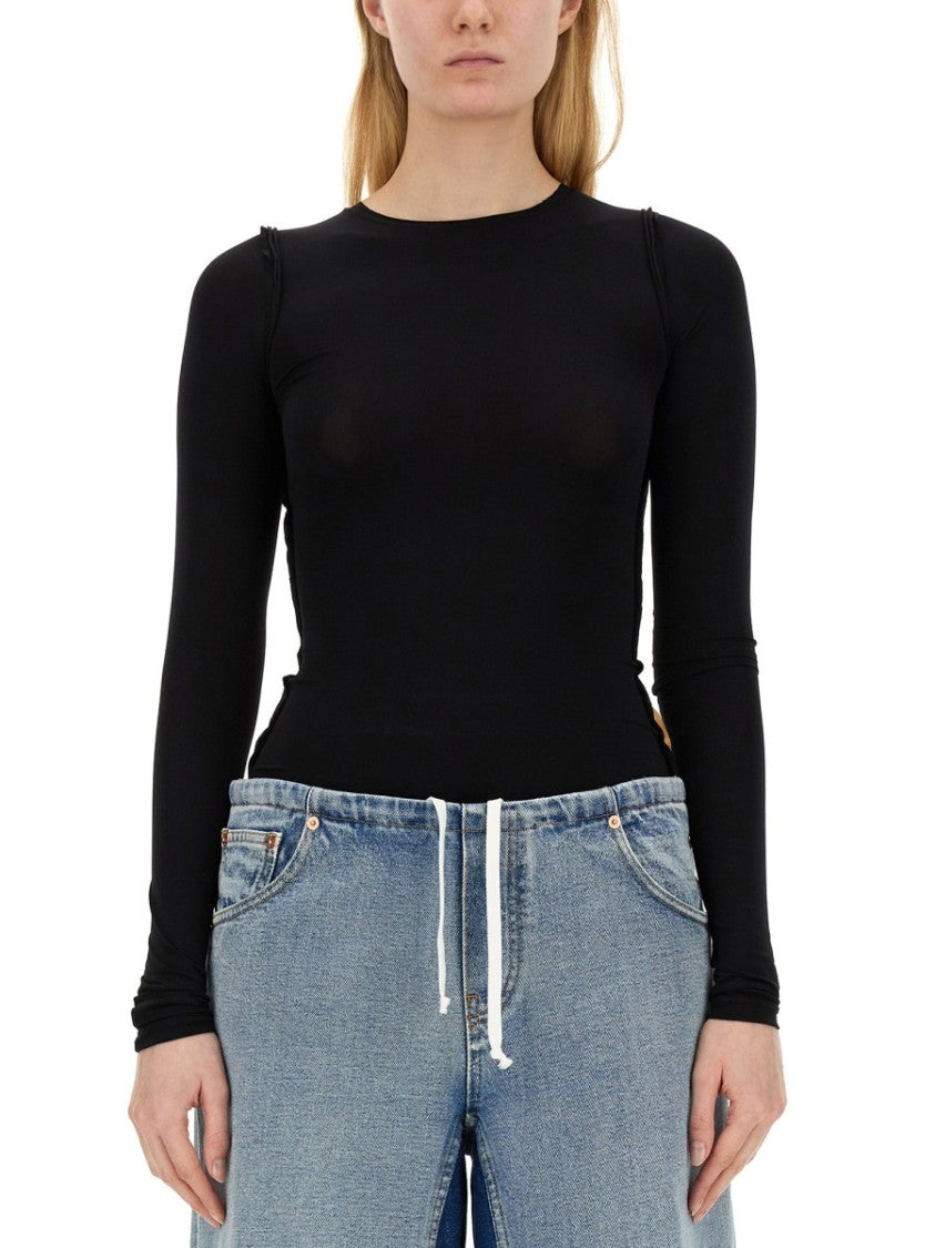 Mm6 By Maison Margiela Long-Sleeved Leotard