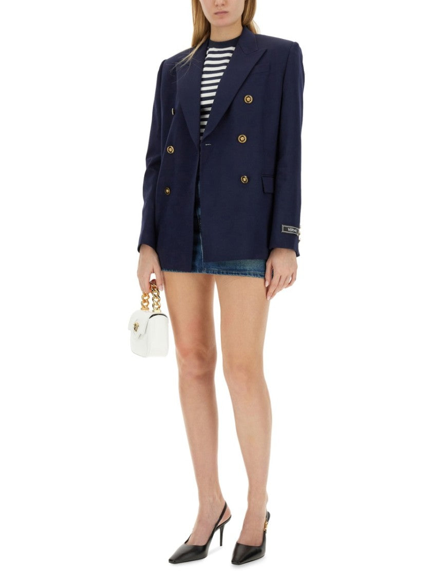 Versace Double-Breasted Blazer