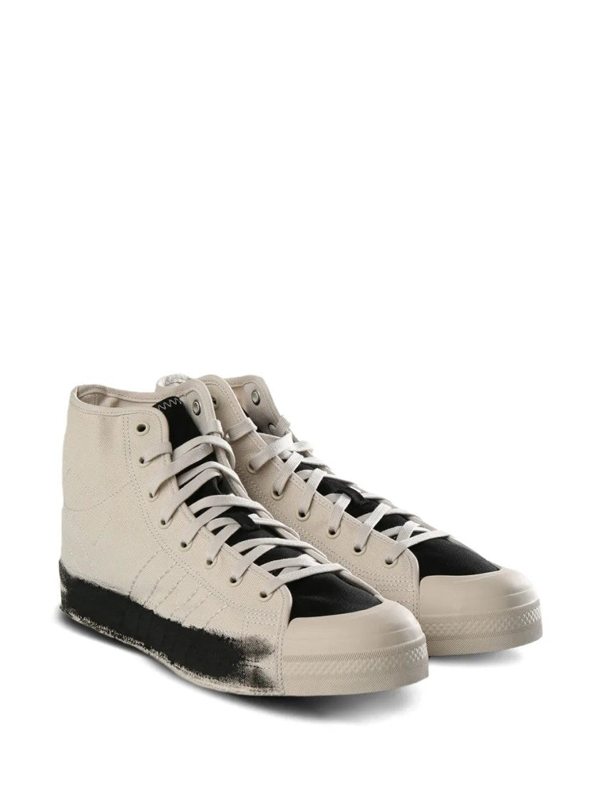 Y-3 White Nizza Hi Sneakers
