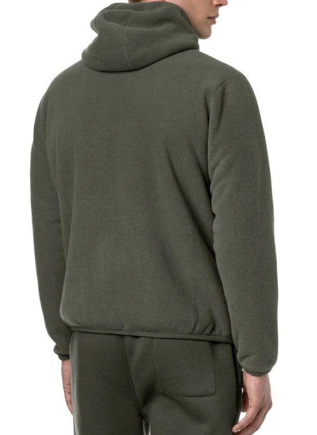 K-Way Reversible Jacket With Smooth Polar And Sherpa Textures