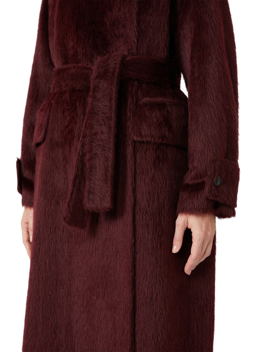 Max Mara Alpaca And Virgin Wool Blend Coat