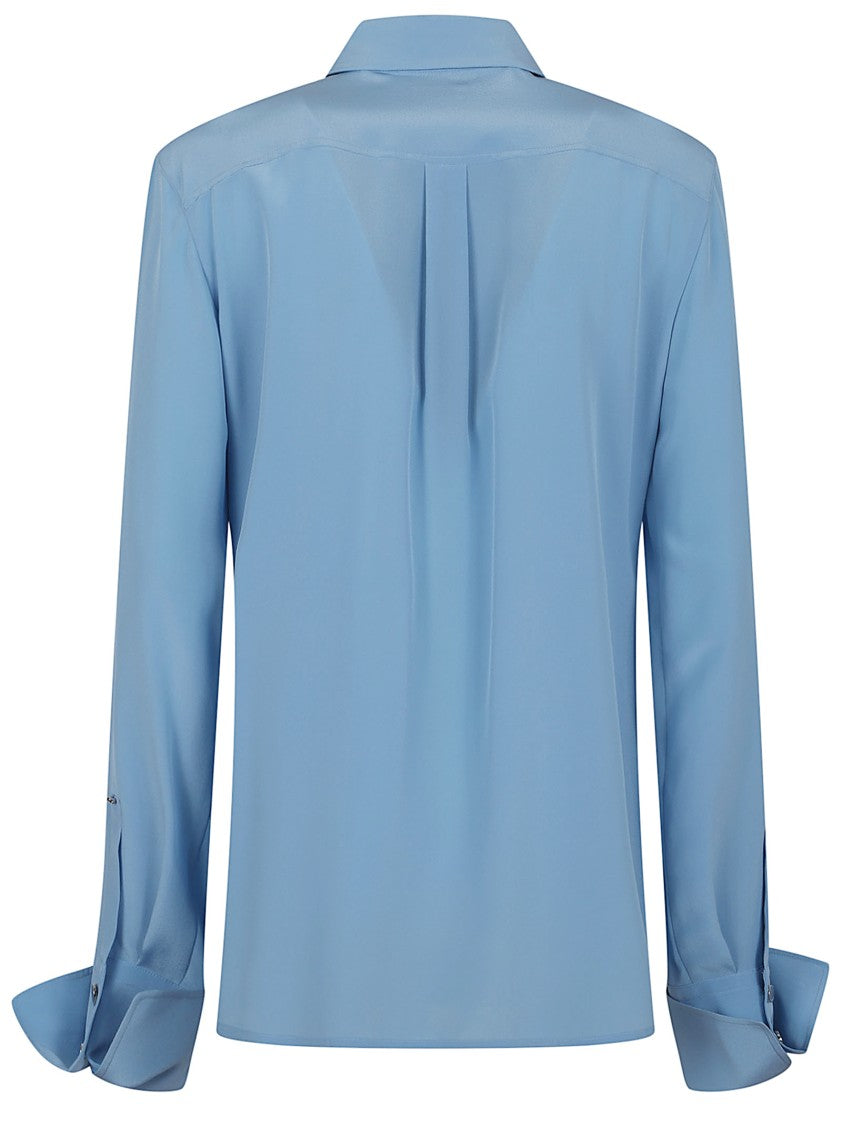Max Mara Pure Silk Crepe De Chine Shirt