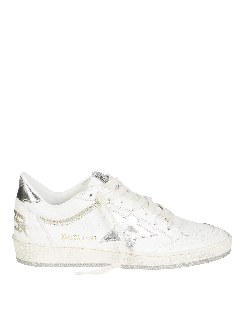 Golden Goose Low-Top White Leather Sneakers
