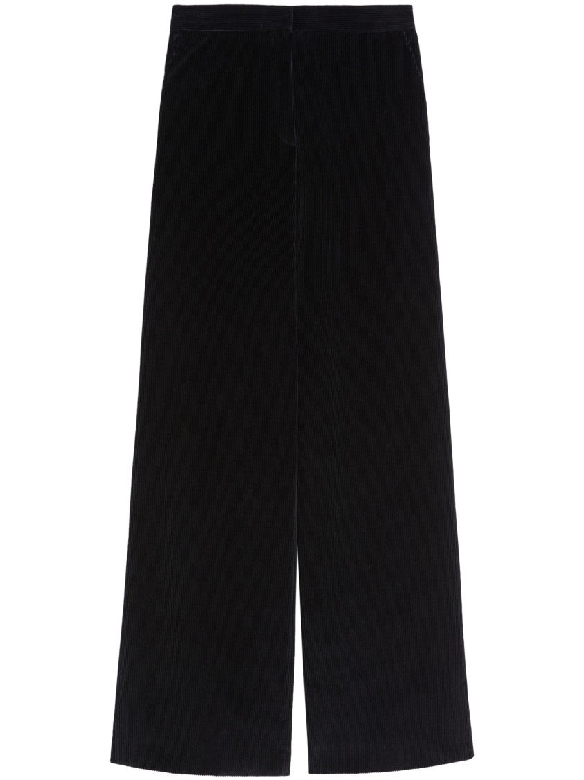 Max Mara Wide-Leg Corduroy Trousers With High Waist