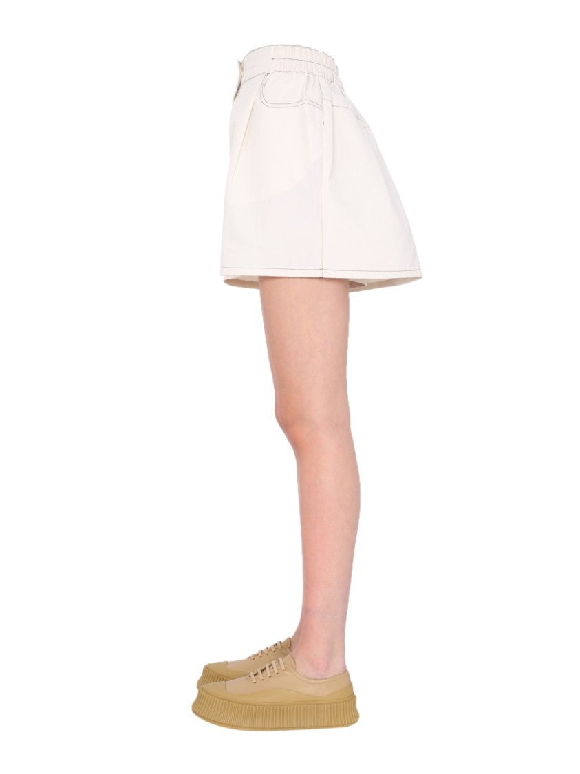 Sunnei X Eleonora Bonucci High-Waisted Nylon Shorts