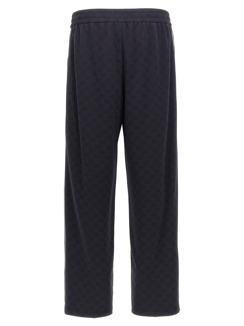 Gucci Gg Jacquard Technical Cotton-Nylon Blend Joggers