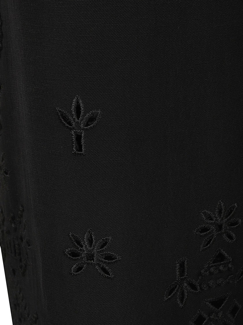 Ermanno Scervino Elegant Black Dress With Cut-Out Detailing