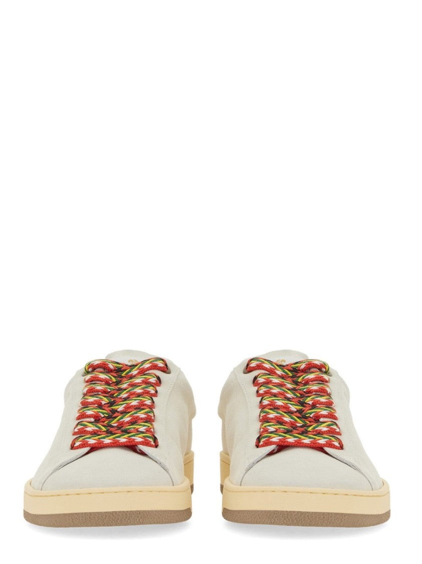 Lanvin Leather Sneakers With Laces