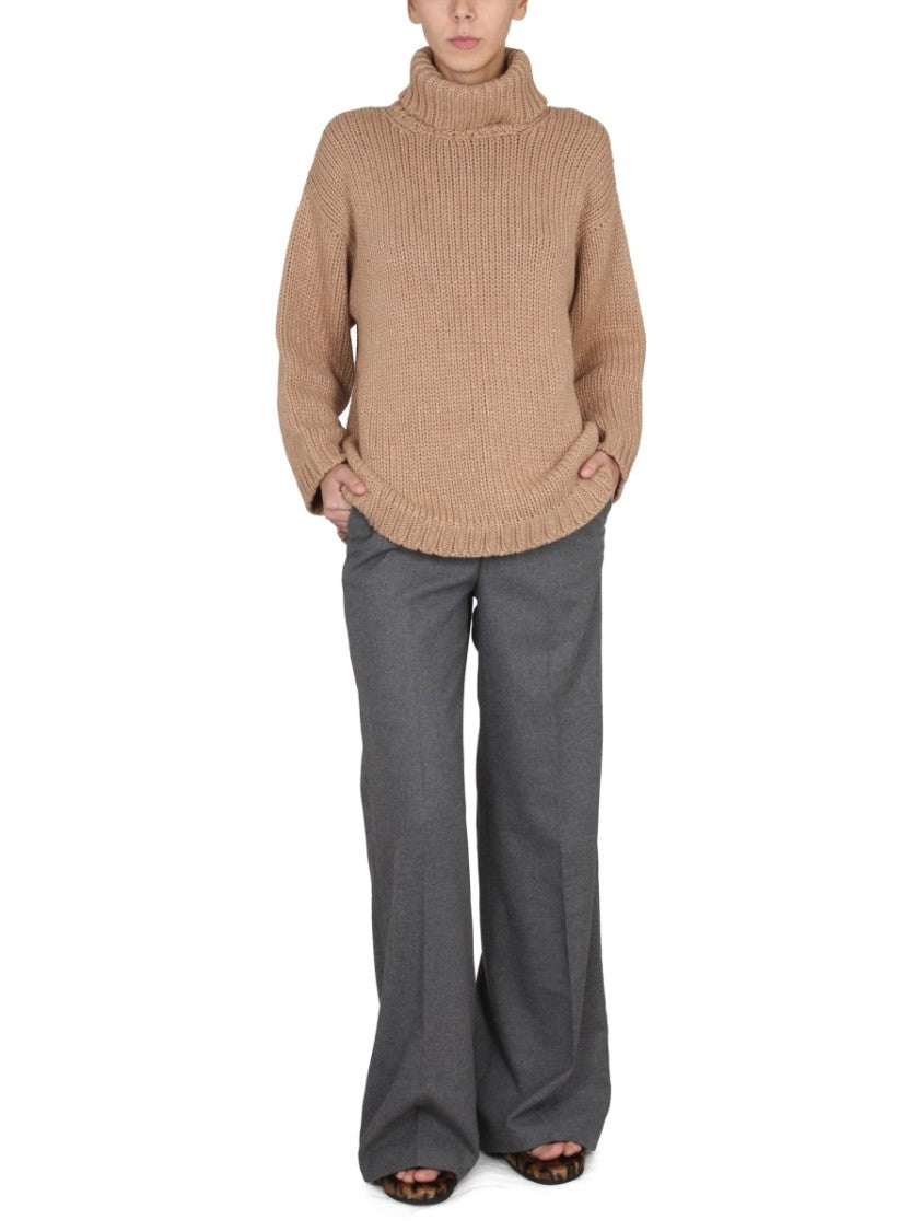Red Valentino Wool And Lurex Blend Sweater