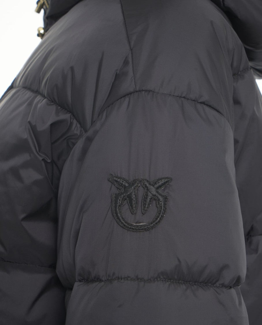 Pinko Cropped Quilted Puffer Jacket