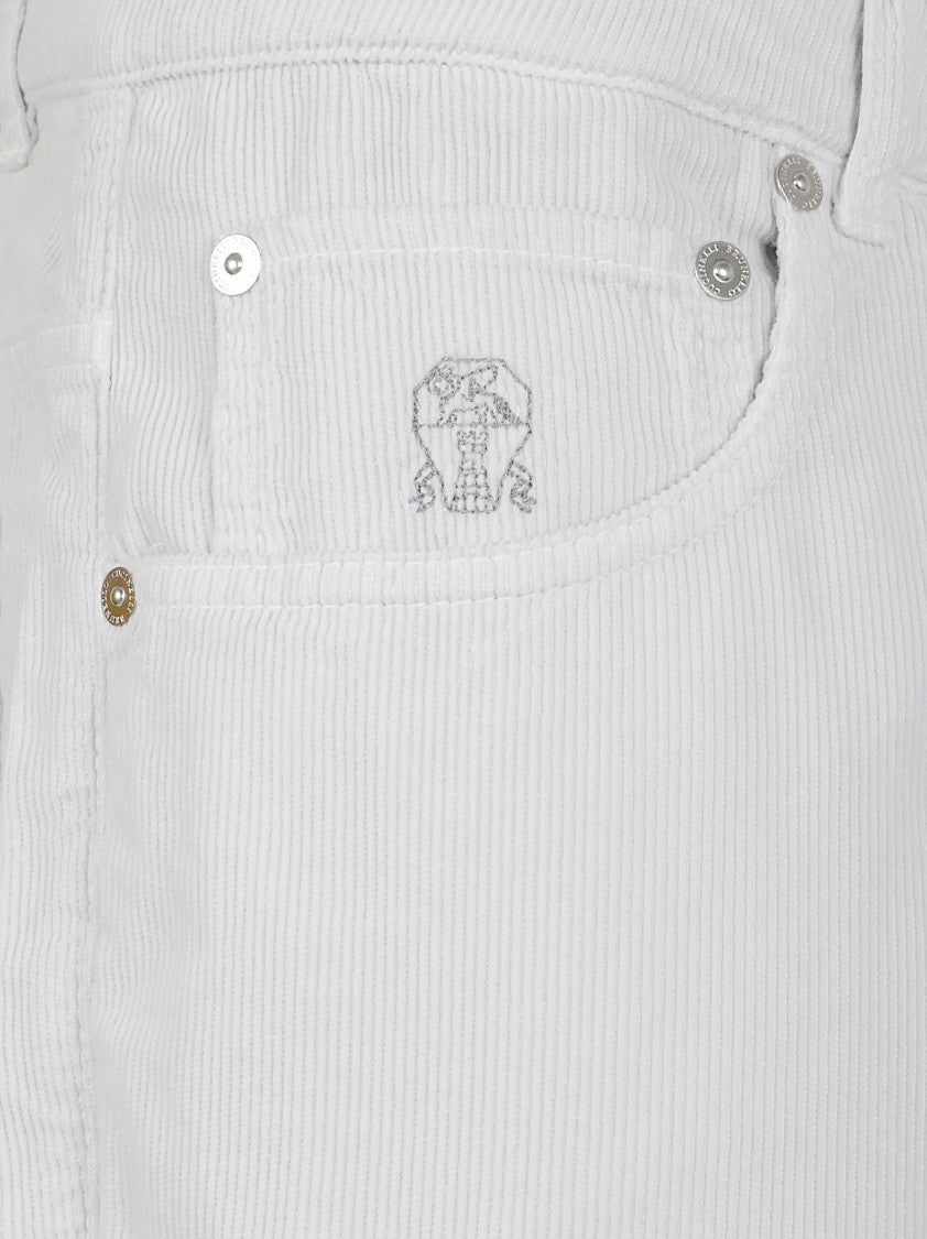 Brunello Cucinelli Straight-Leg Corduroy Jeans With Five-Pocket Design