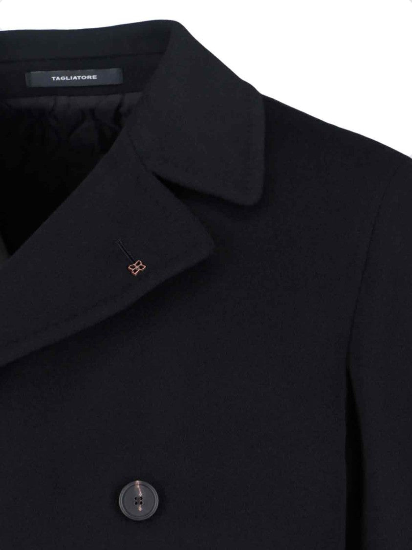Tagliatore Tailored Black Jacket With Structured Design