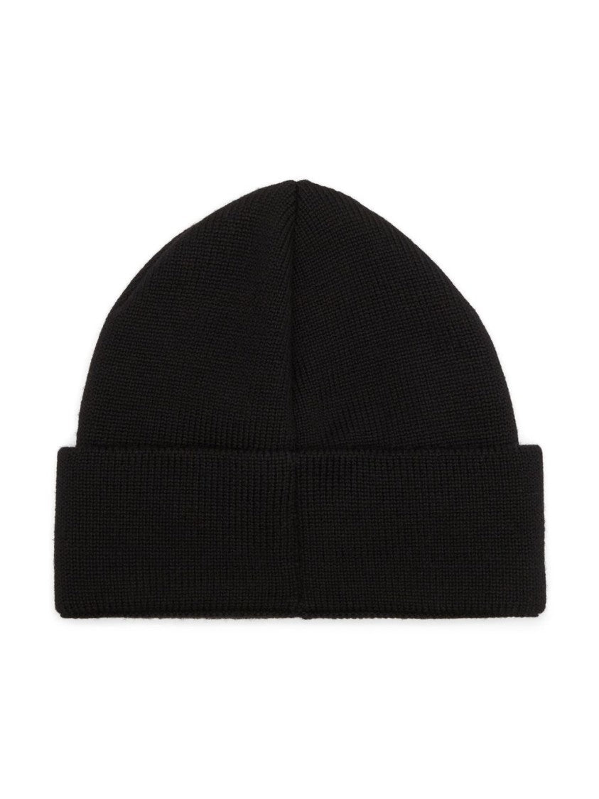 Dsquared2 Knitted Wool Hat With Wide Brim