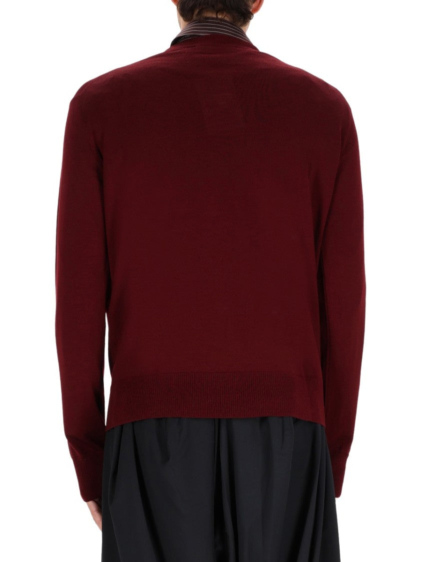 Vivienne Westwood Deep Bordeaux Virgin Wool Sweater