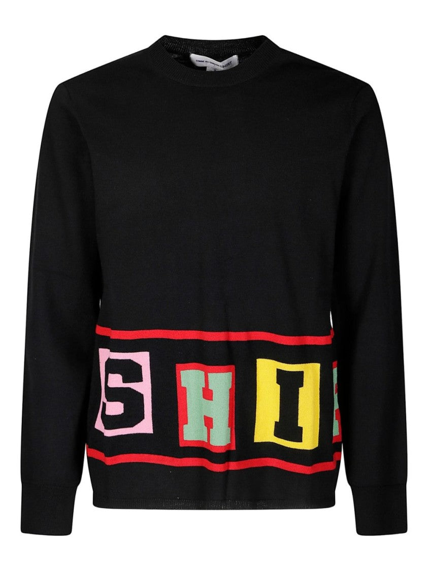 Comme Des Garçons Long-Sleeve Black Shirt
