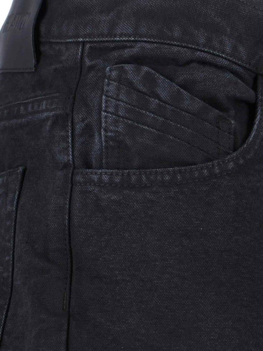 The Attico High-Waisted Black Trousers